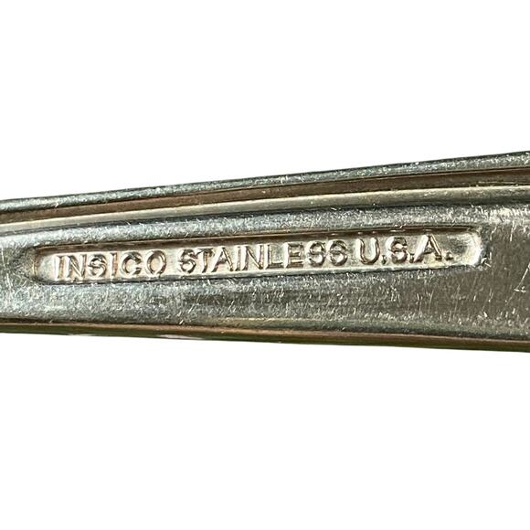 Vintage Atomic Constellation by International Stainless Flatware Glossy Set of 2 - Picture 4 of 5